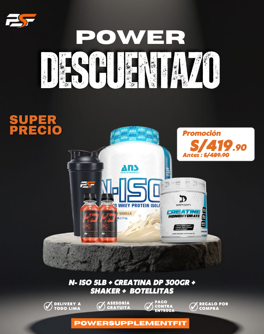 N-ISO 5 LB + CREATINA DRAGON PHARMA 300GR