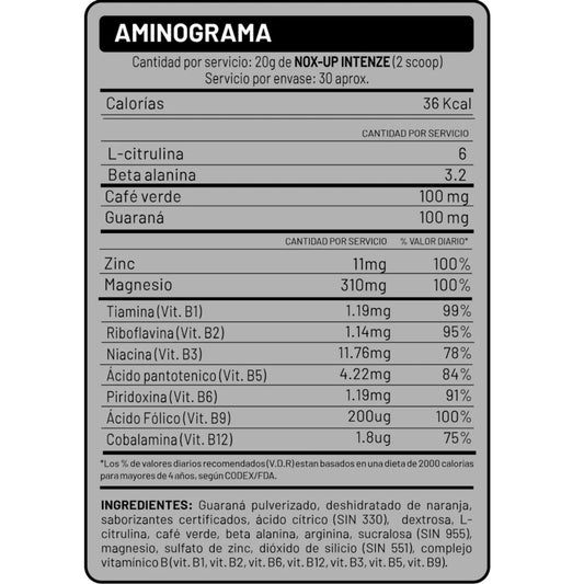 NOX UP 600GR - UNIVERSE NUTRITION