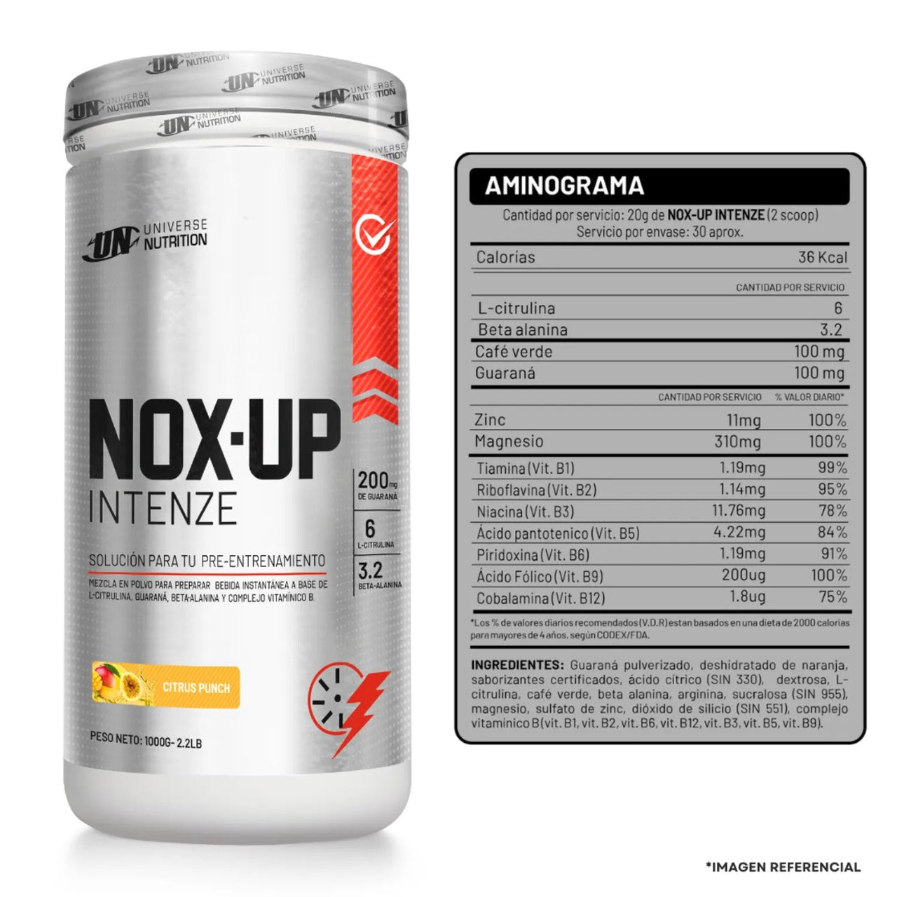 Nox Up Intenze 1kg - UNIVERSE NUTRITION