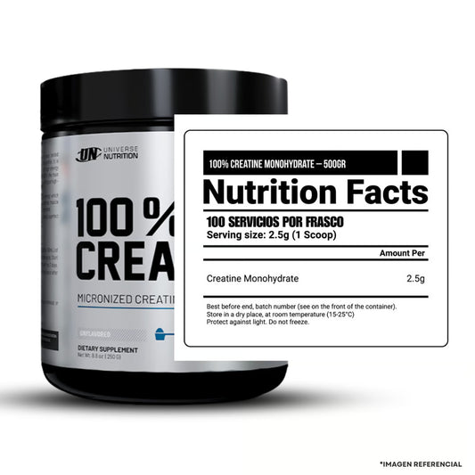 100% Creatine Creatina Monohidratada 250g - Universe Nutrition