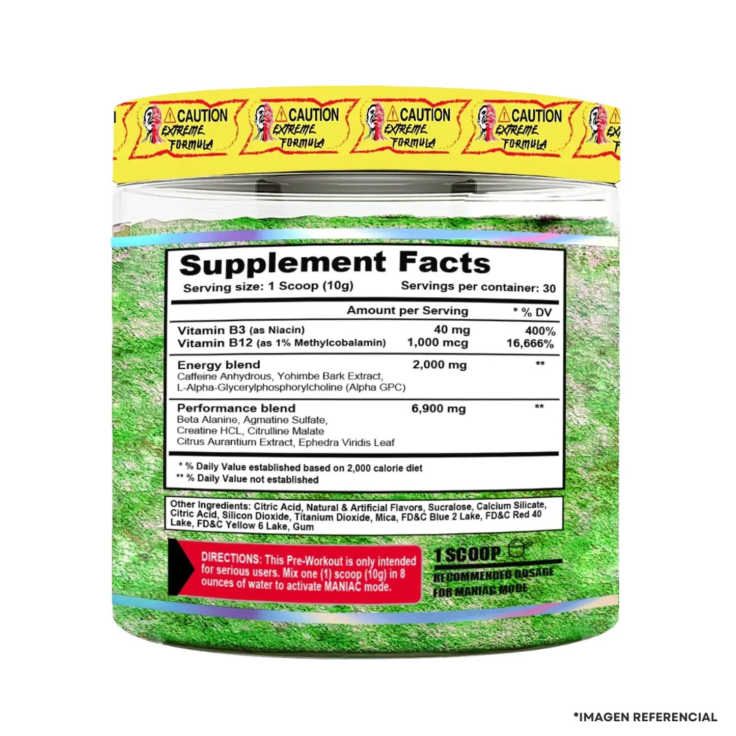 MANIAC EXTREME PRE WORKOUT - TERROR LABZ