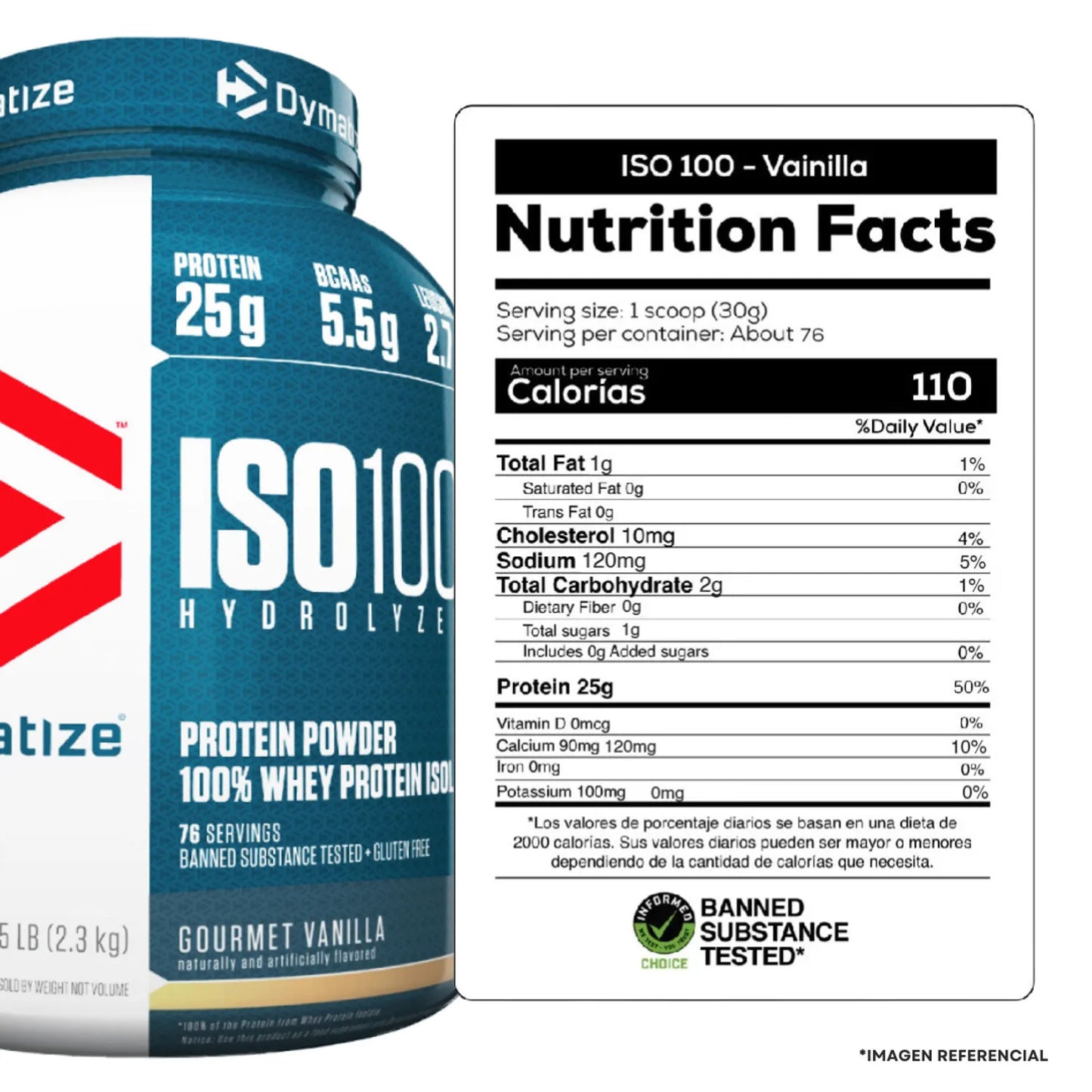 ISO 100 5 LB - DYMATIZE
