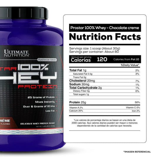 PROSTAR 100% WHEY 5 LB - ULTIMATE NUTRITION