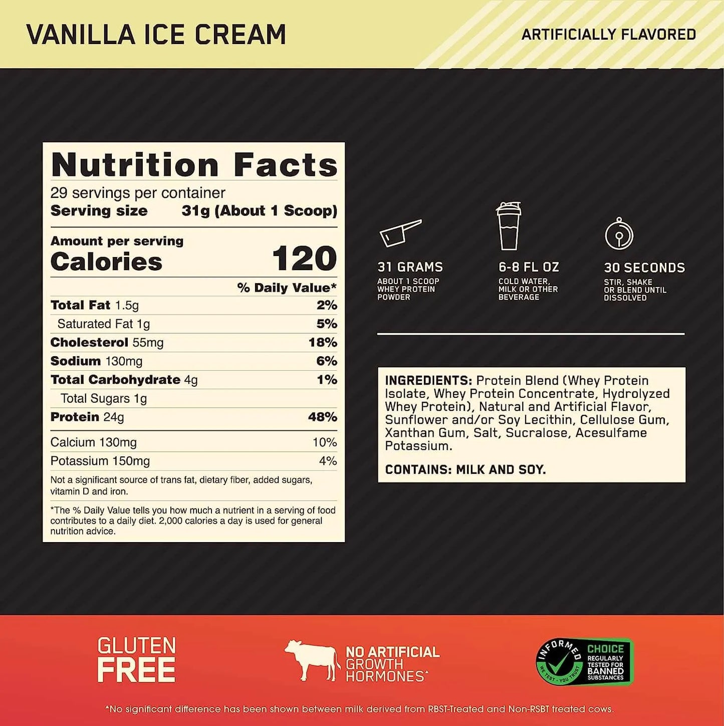 GOLD STANDARD WHEY 2 LB - OPTIMUM NUTRITION