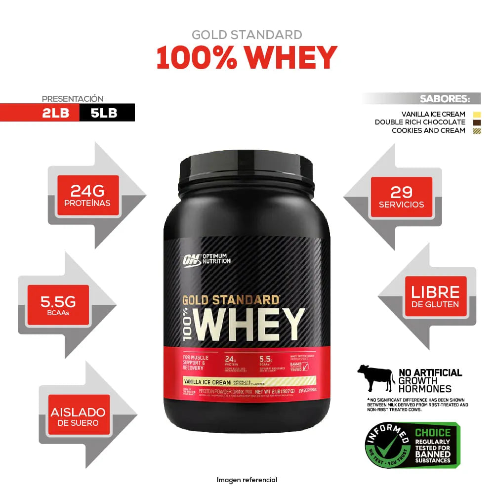 GOLD STANDARD WHEY 2 LB - OPTIMUM NUTRITION
