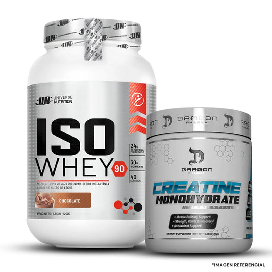 Iso Whey 90 1kg + Creatina Dragon Pharma 300g