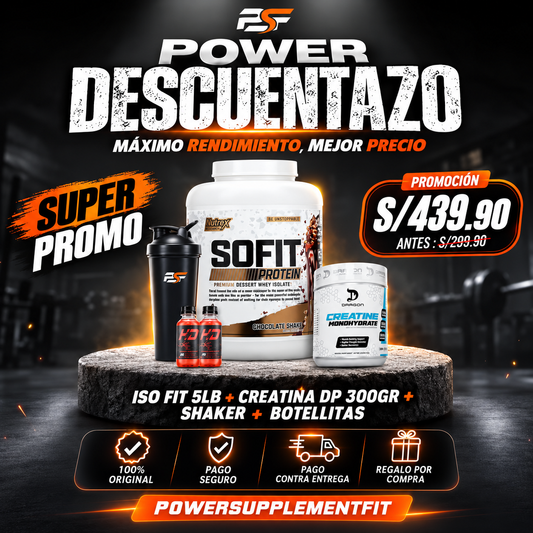 ISO FIT 5 LB + CREATINA DRAGON PHARMA 300GR