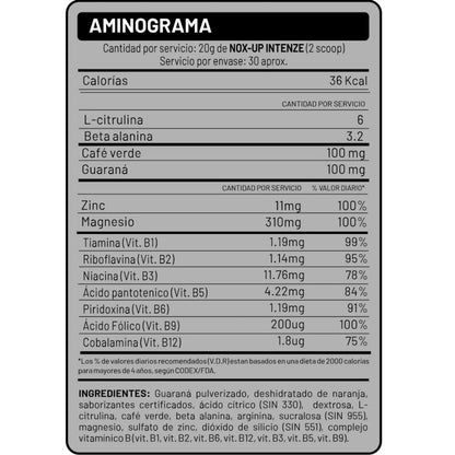 NOX UP 600GR - UNIVERSE NUTRITION