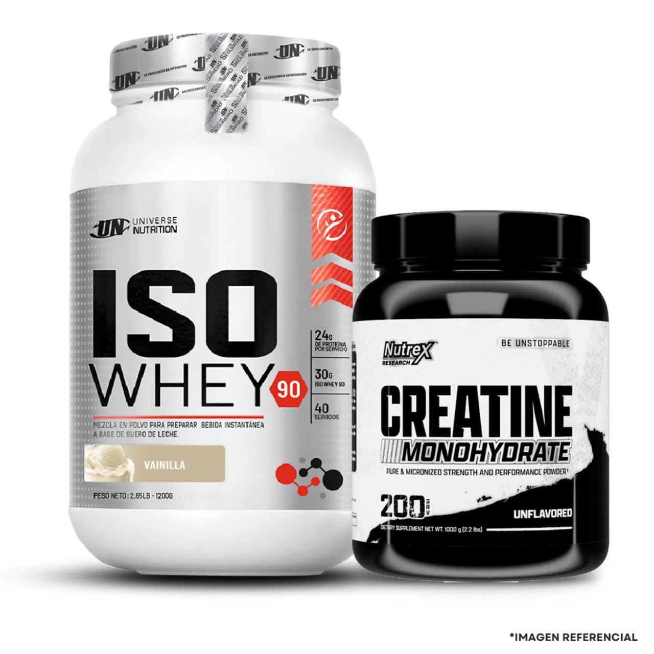 Proteina Iso Whey 90 1.1 kg + Creatina NUTREX 1KG
