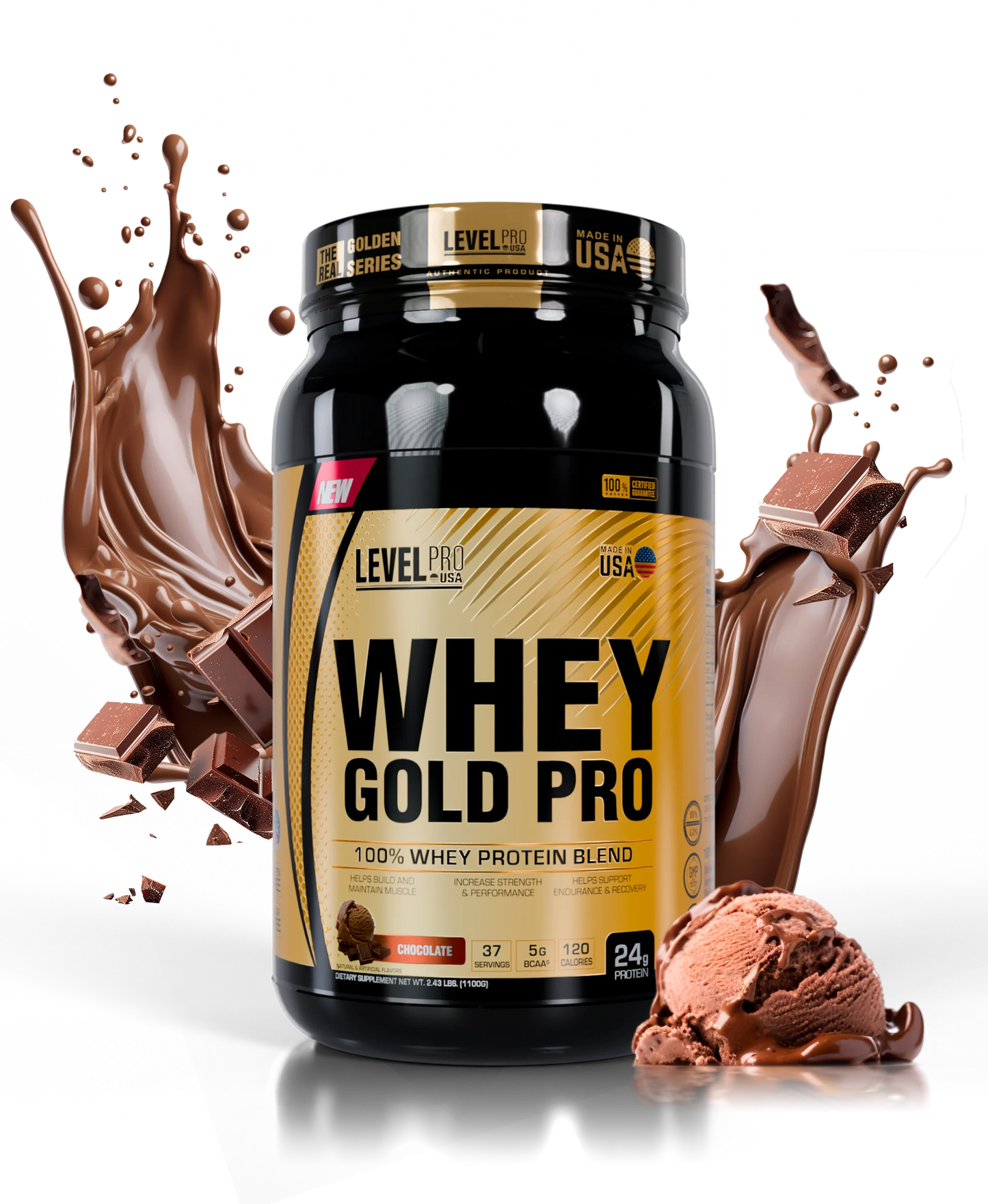 Whey Gold Pro 2LB - Level Pro