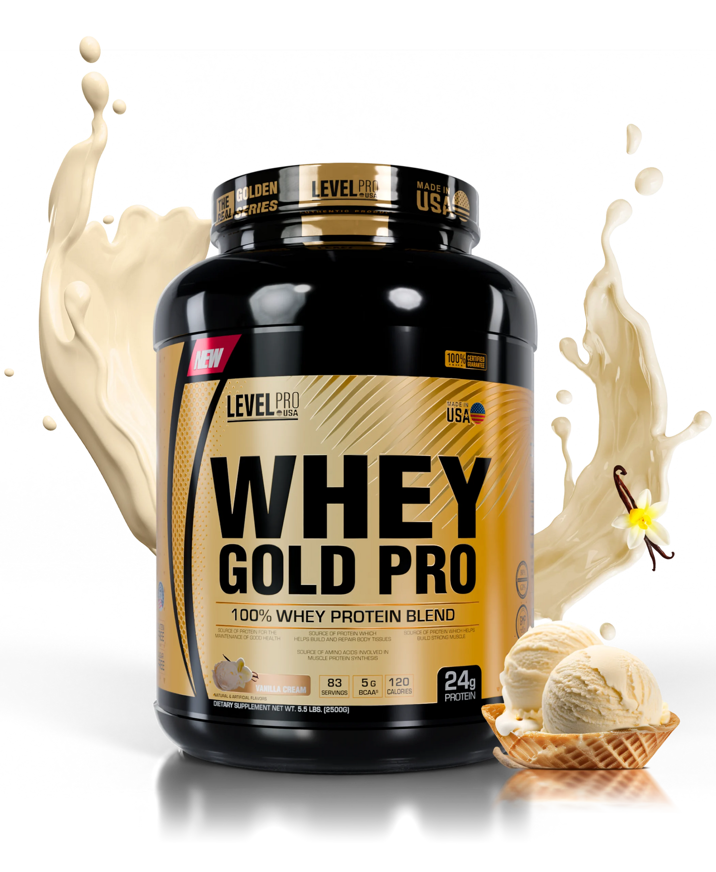 Whey Gold Pro 5.5 LB - LEVEL PRO