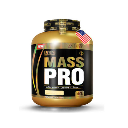 Proteína Mass Pro 3 kg Vainilla 29 Servicios - LEVEL PRO